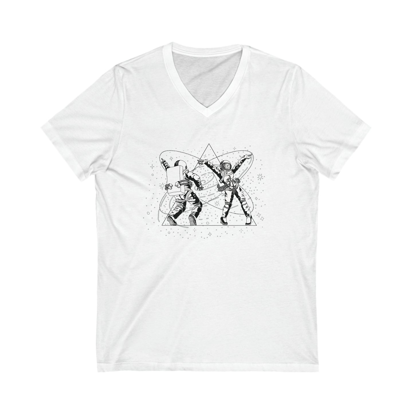 Men's "STEVA" V-Neck Tee White