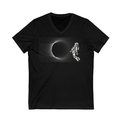 Women's Cosmic Enchantment V-Neck Tee Black