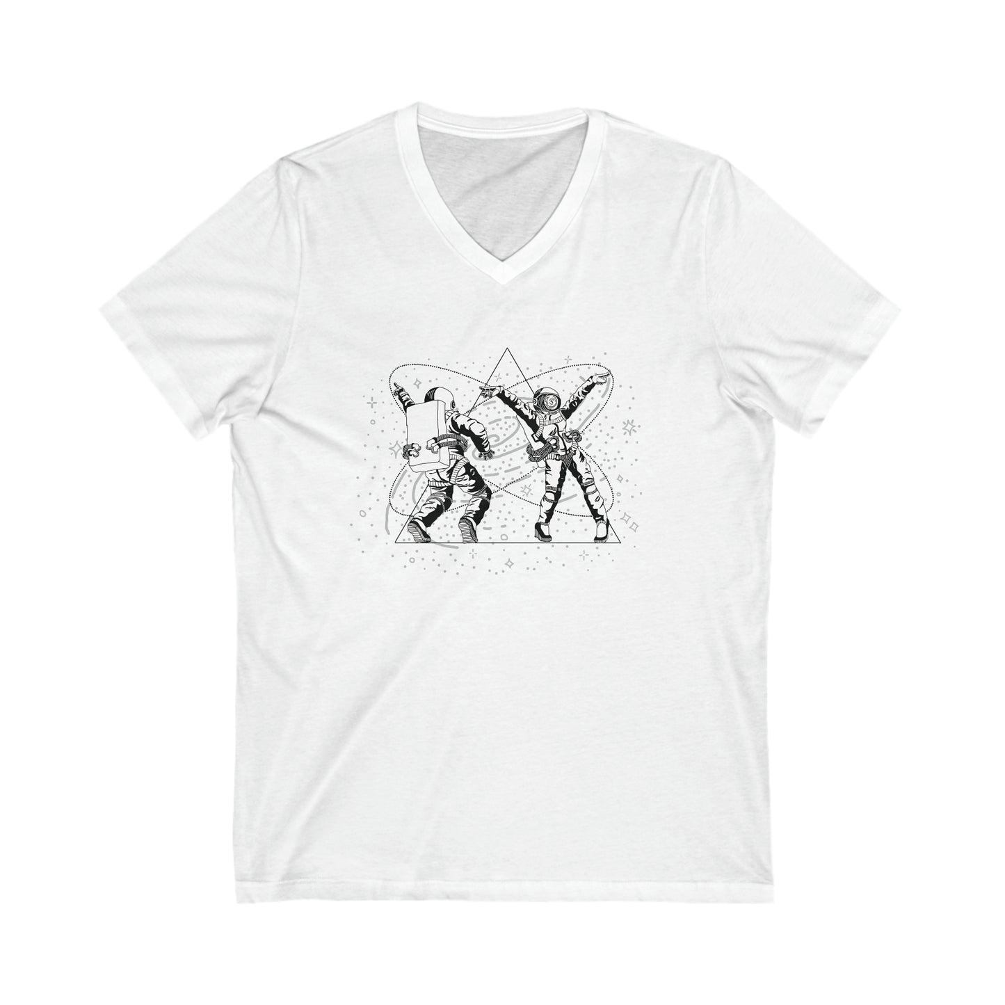 Women's "STEVA" V-Neck Tee white